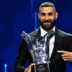Real Madrid Player, Karim Benzema Wins UEFA Best Player Of The Year Awards